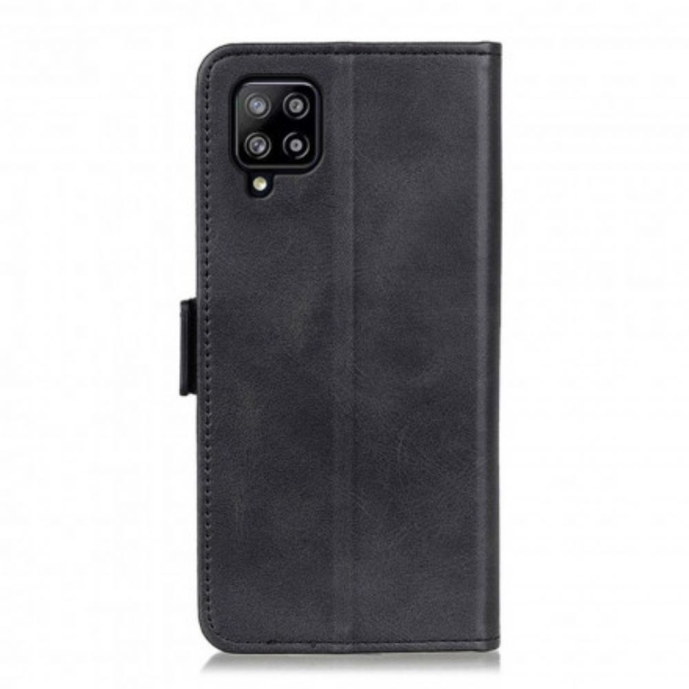 Lederhüllen Für Samsung Galaxy A22 4G Flip Case Vintage Doppelklappe