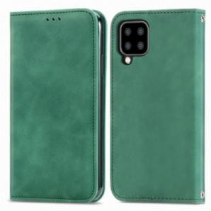 Schutzhülle Für Samsung Galaxy A22 4G Flip Case Vintage Kunstleder