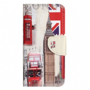 Flip Case Für OnePlus 10T 5G Londoner Leben