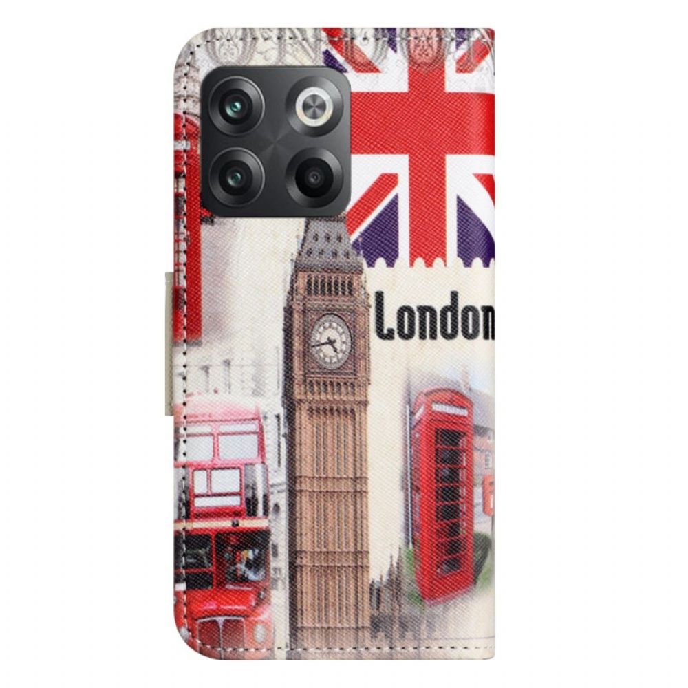 Flip Case Für OnePlus 10T 5G Londoner Leben