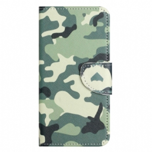 Flip Case Für OnePlus 10T 5G Militärische Tarnung