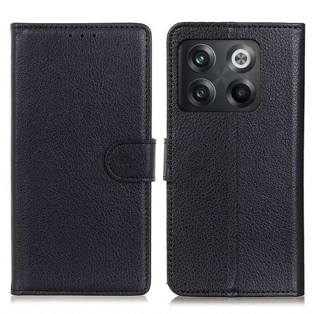 Flip Case Für OnePlus 10T 5G Traditionelles Kunstleder