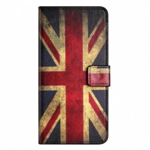 Flip Case Für OnePlus 10T 5G Vintage Britische Flagge