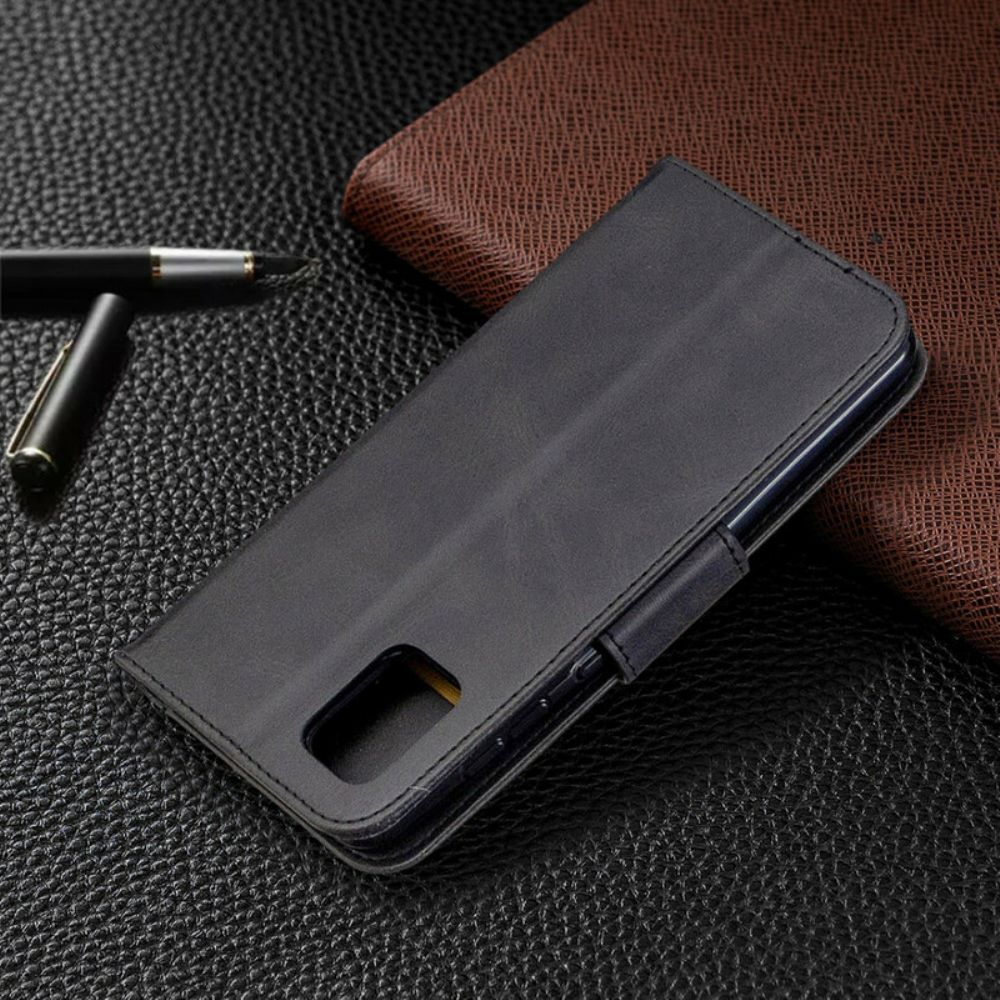 Flip Case Für Samsung Galaxy A31 Flip Case Glatte Schräge Klappe