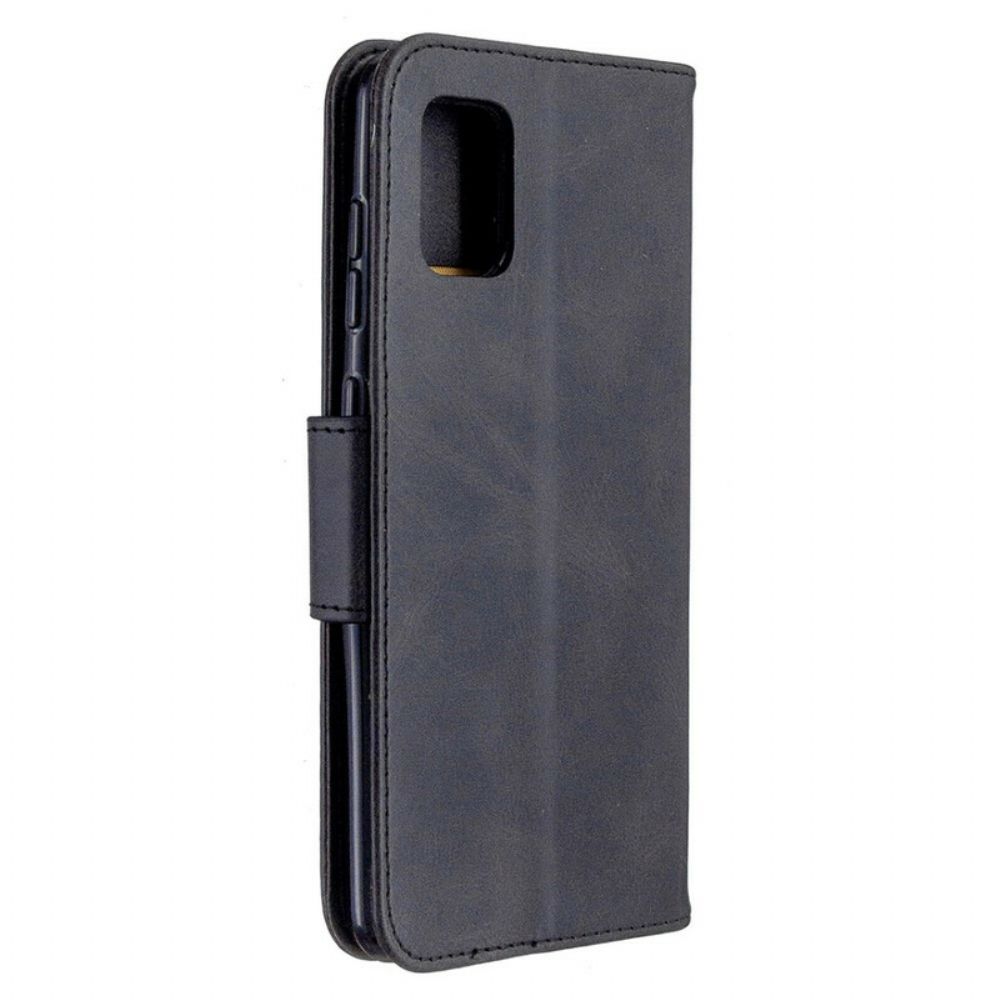 Flip Case Für Samsung Galaxy A31 Flip Case Glatte Schräge Klappe