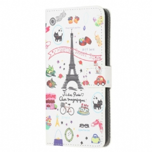 Flip Case Für Samsung Galaxy A31 Ich Liebe Paris