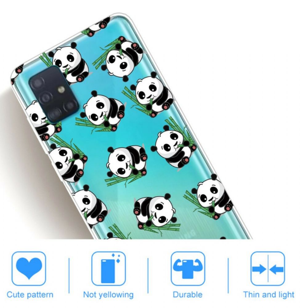 Handyhülle Für Samsung Galaxy A31 Kleine Pandas