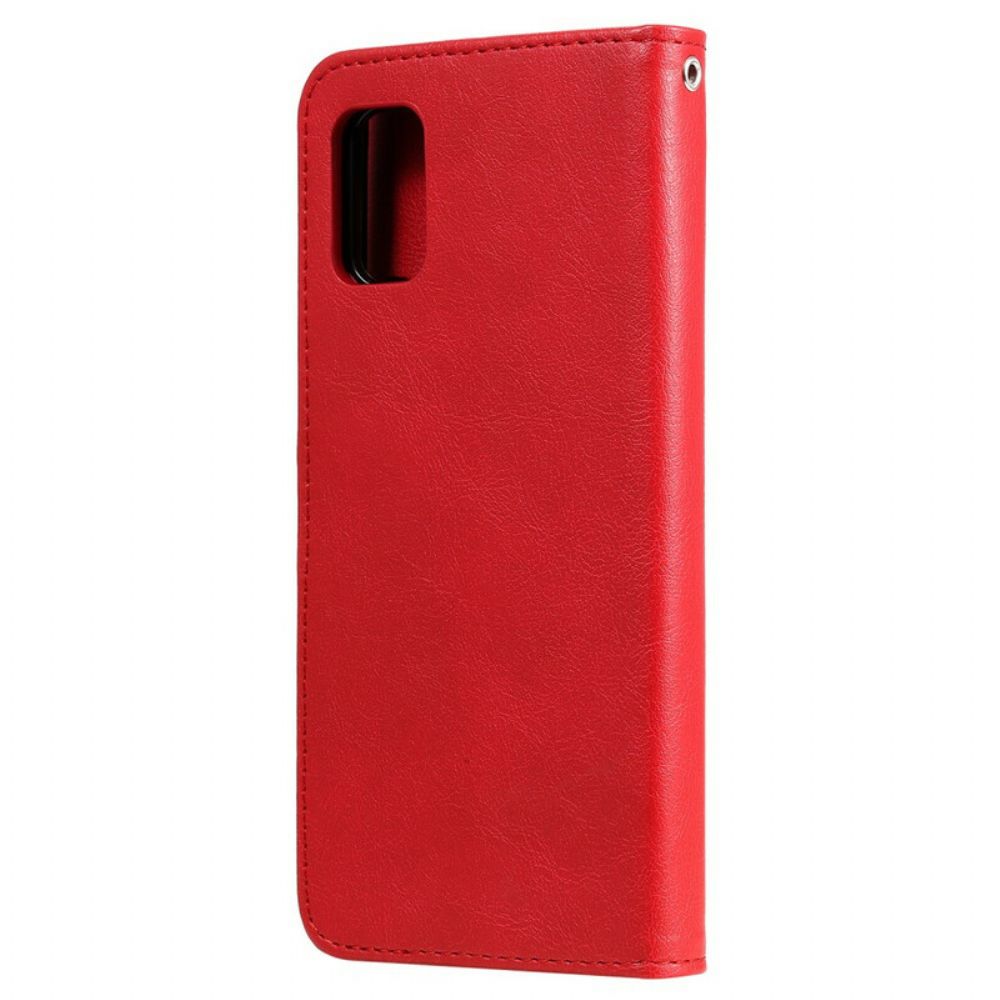 Hülle Flip Case Für Samsung Galaxy A31 Abnehmbar Und Umhängeband