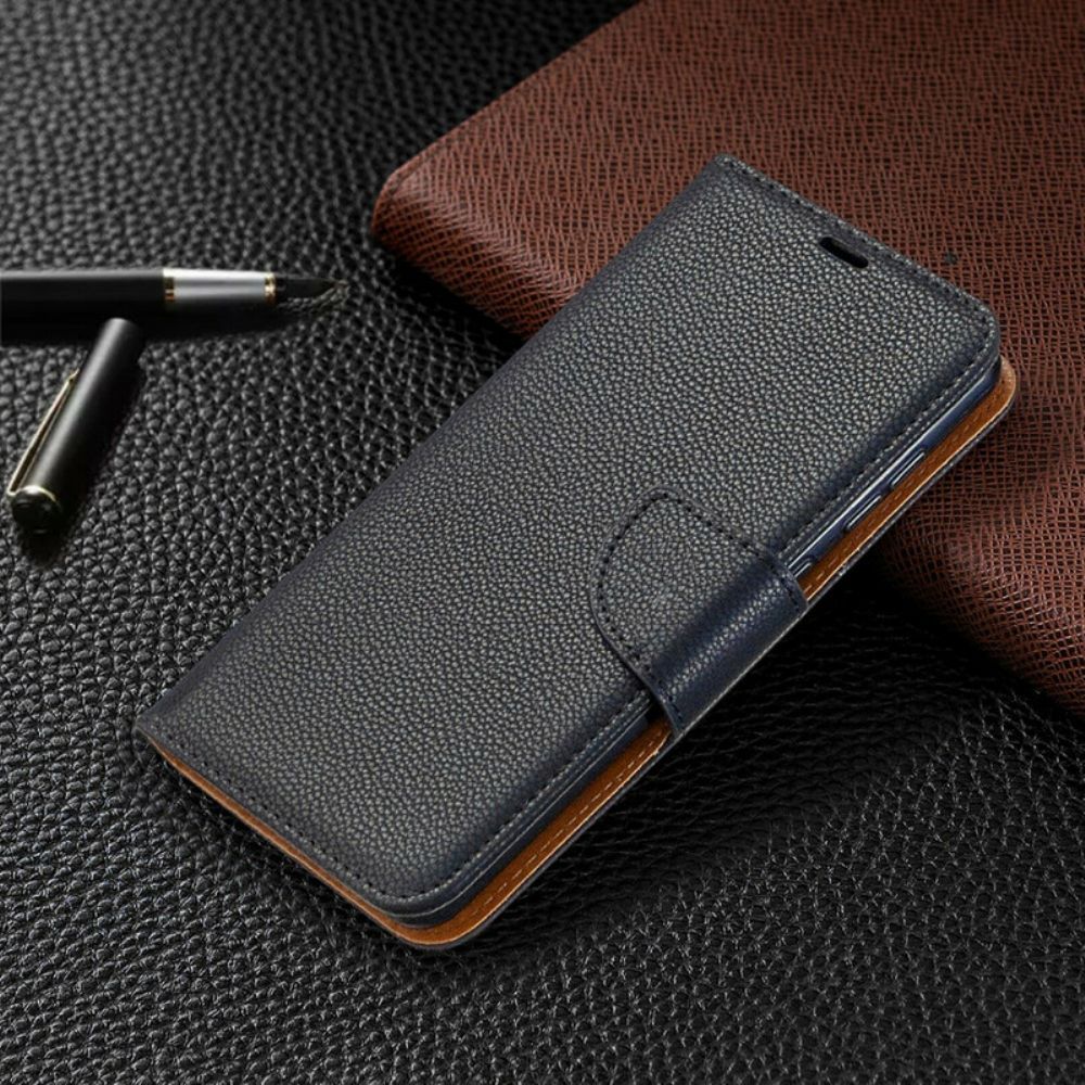 Lederhüllen Für Samsung Galaxy A31 Flip Case Litschi-klappe Schräg