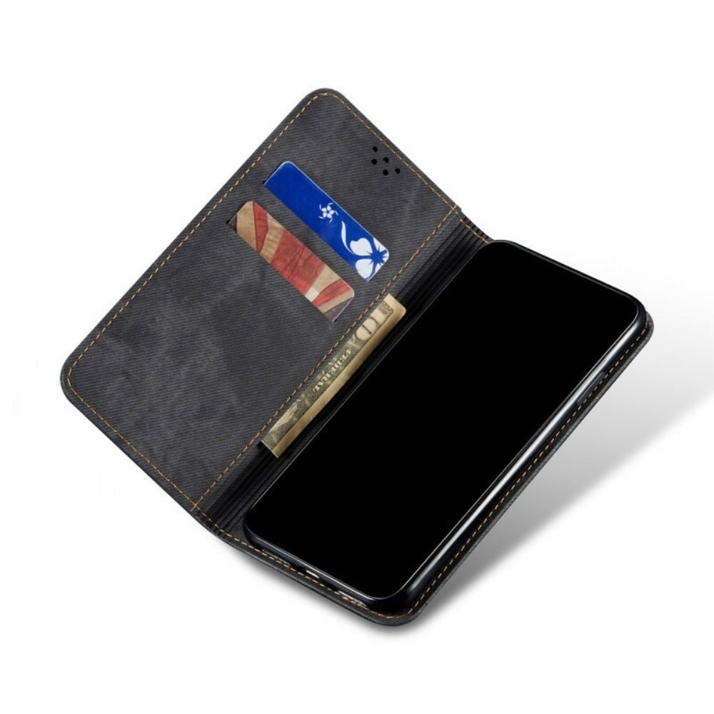 Schutzhülle Für Samsung Galaxy A31 Flip Case Jeansstoff