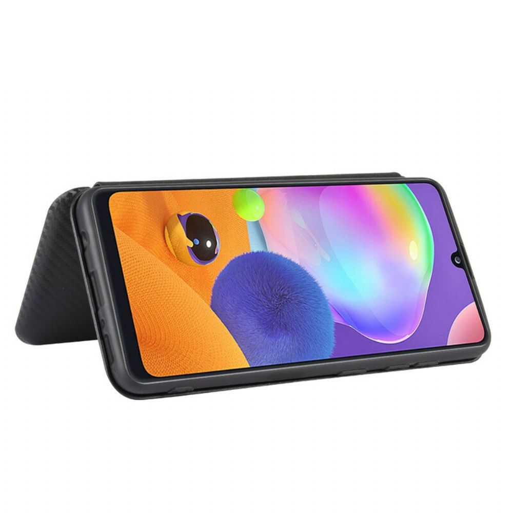 Schutzhülle Für Samsung Galaxy A31 Flip Case Kohlefaser