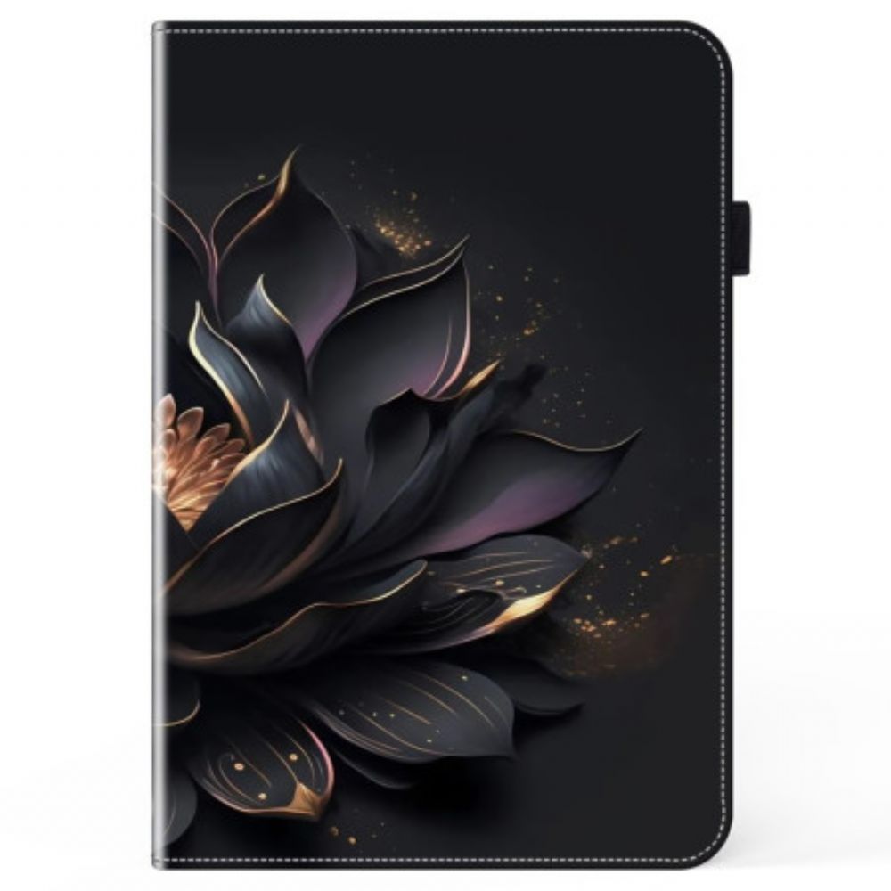 Case iPad Pro 13 (2024) Handyhülle Schwarze Rose