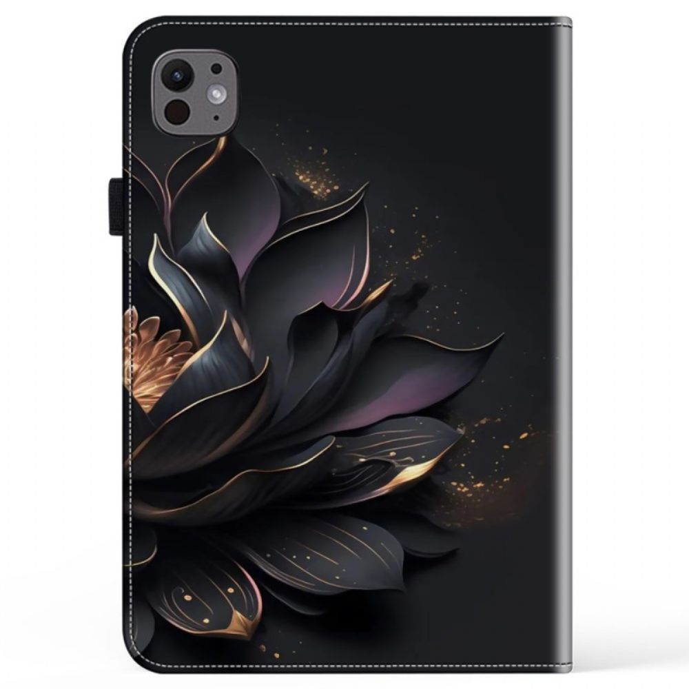 Case iPad Pro 13 (2024) Handyhülle Schwarze Rose