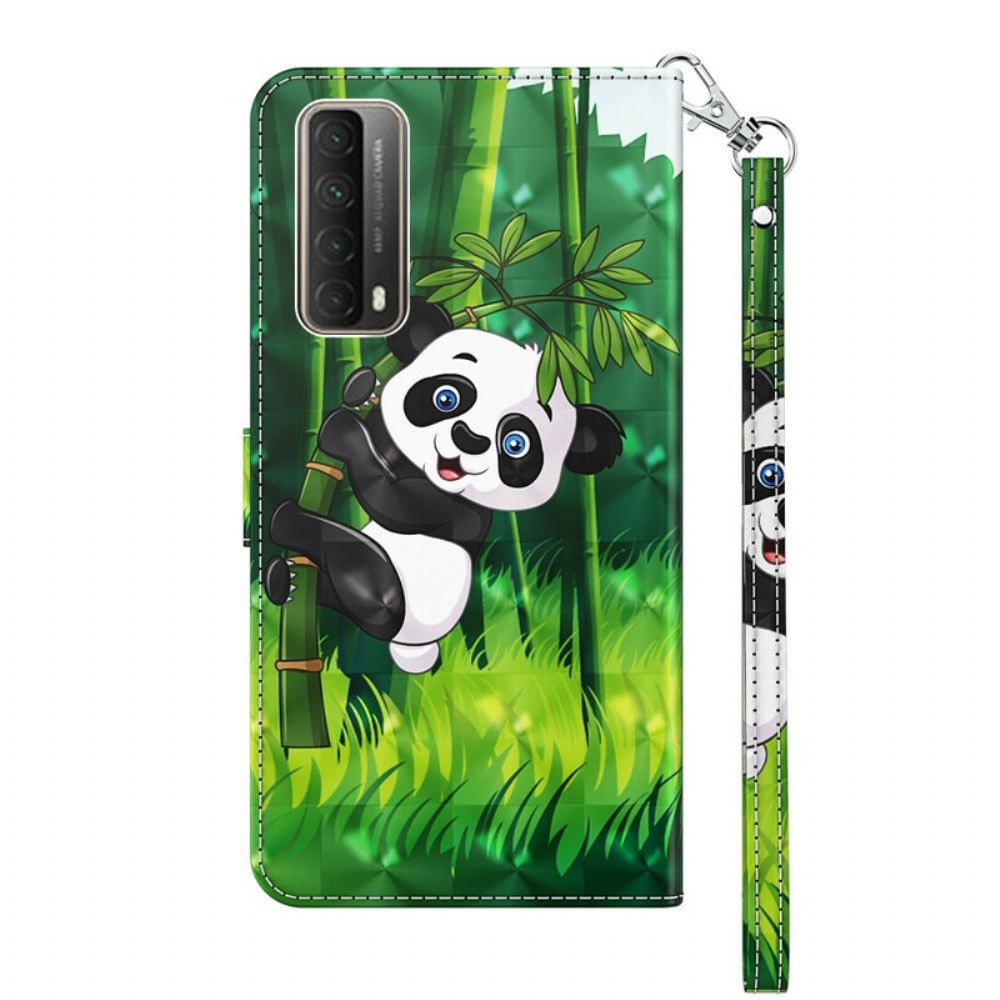 Flip Case Für Huawei P Smart 2024 Panda Und Bambus