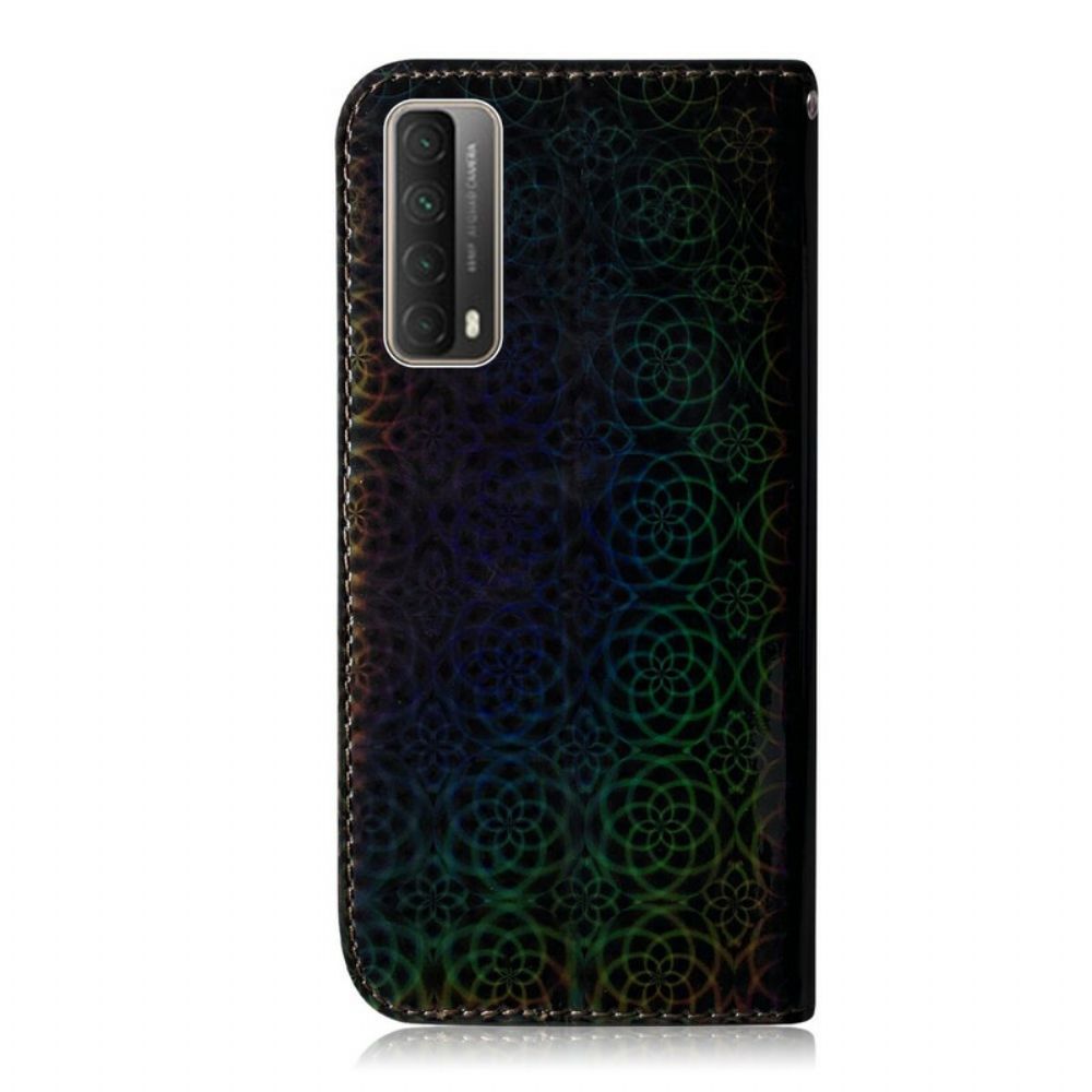 Flip Case Für Huawei P Smart 2024 Reine Farbe