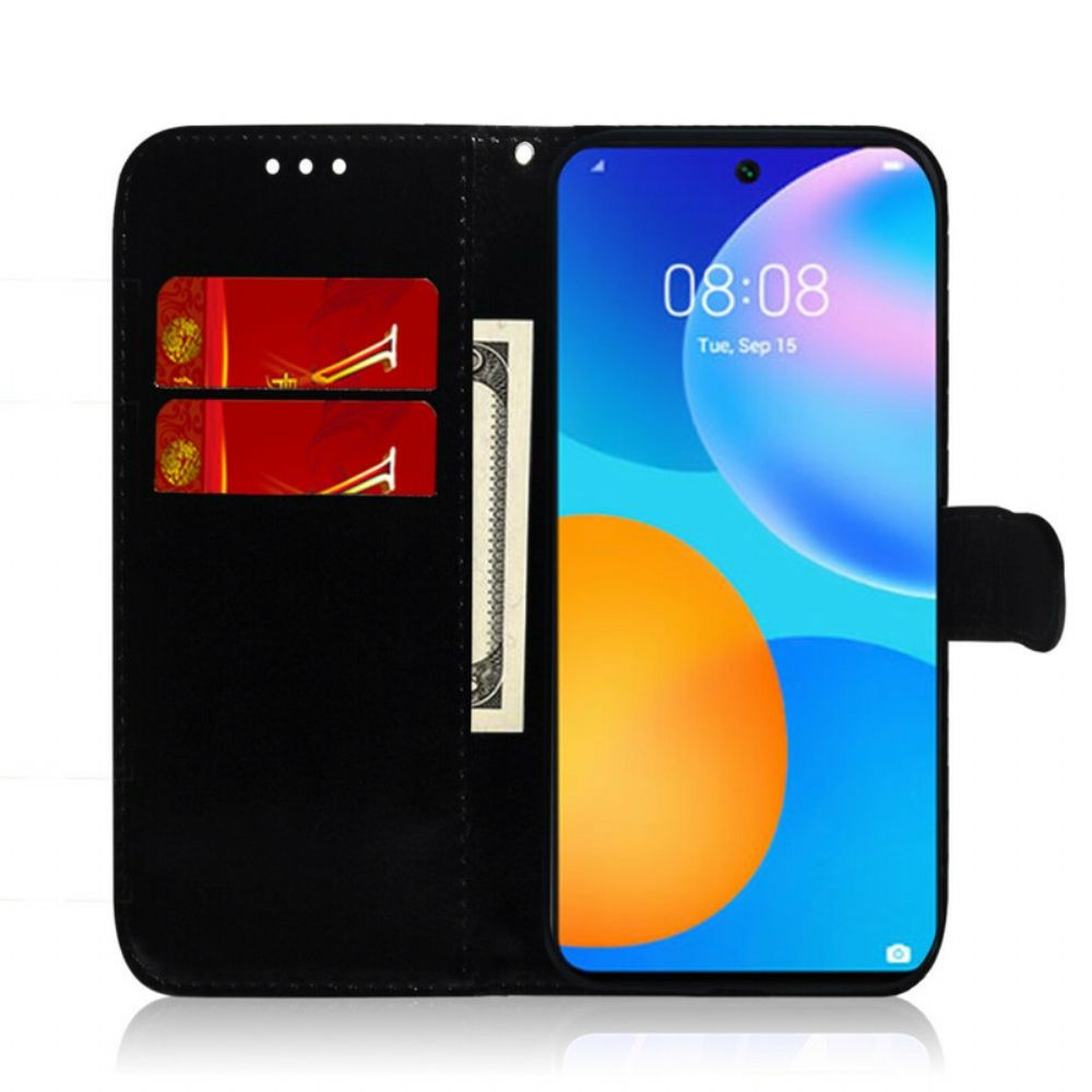 Flip Case Für Huawei P Smart 2024 Reine Farbe