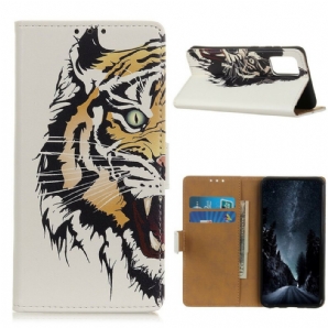 Flip Case Für Huawei P Smart 2024 Wilder Tiger