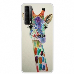 Handyhülle Für Huawei P Smart 2024 Bunte Giraffe