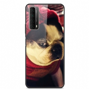 Handyhülle Für Huawei P Smart 2024 Lustiger Hund Aus Gehärtetem Glas