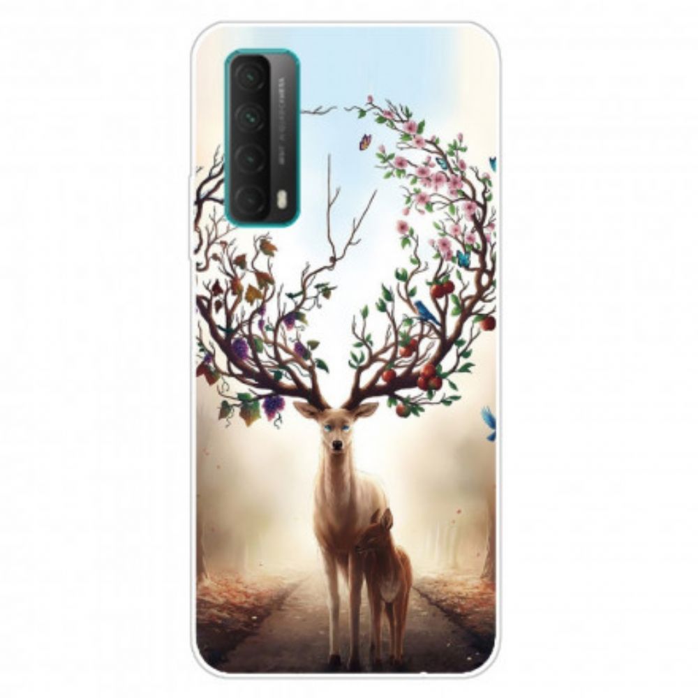 Hülle Für Huawei P Smart 2024 Flexibler Hirsch