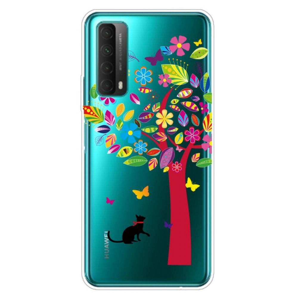 Hülle Für Huawei P Smart 2024 Katze Unter Dem Baum