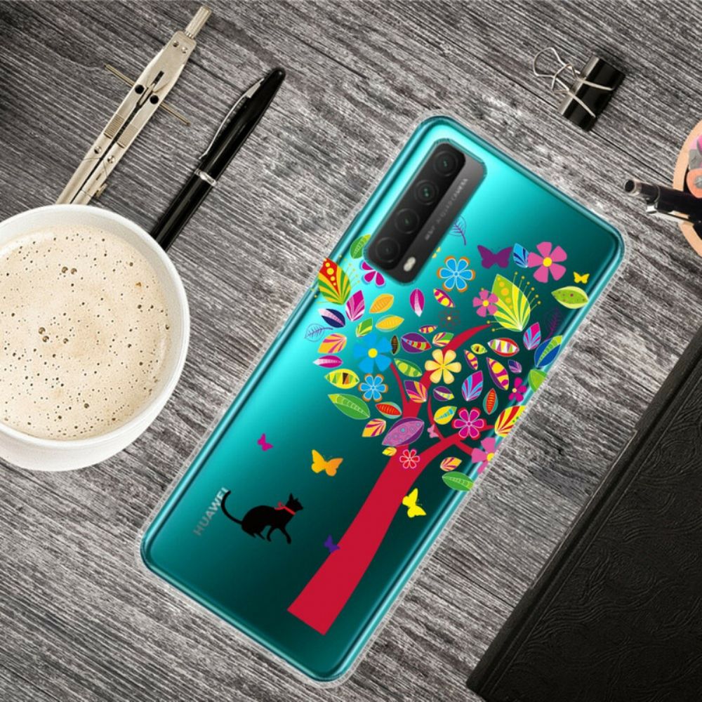 Hülle Für Huawei P Smart 2024 Katze Unter Dem Baum