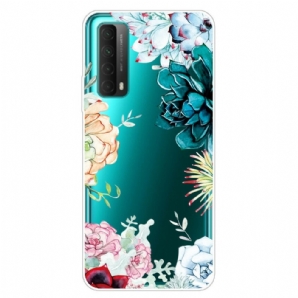 Hülle Für Huawei P Smart 2024 Nahtlose Aquarellblumen