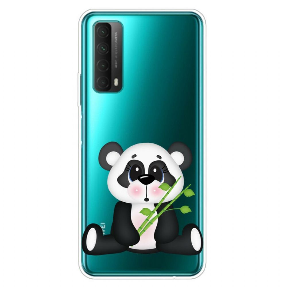 Hülle Für Huawei P Smart 2024 Transparenter Trauriger Panda