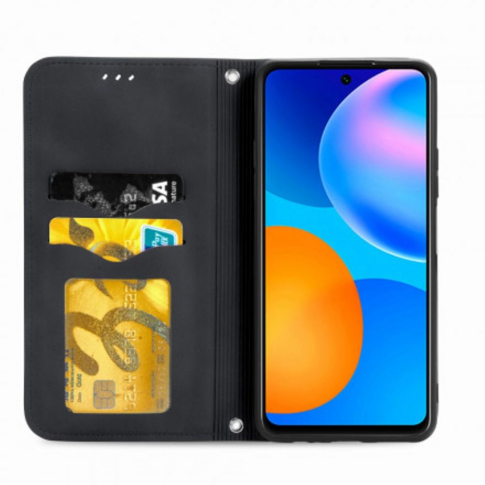 Schutzhülle Für Huawei P Smart 2024 Flip Case Vintage Kunstleder