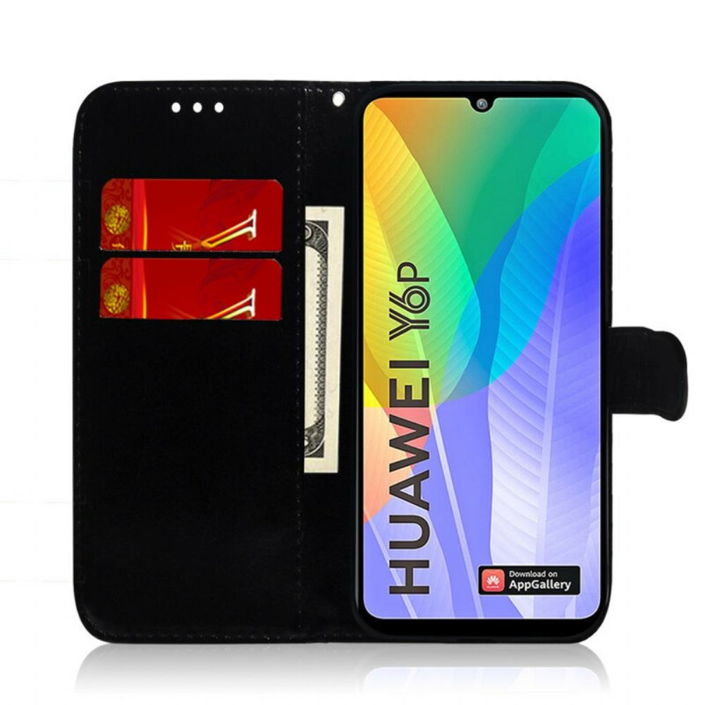 Flip Case Für Huawei Y6p Reine Farbe