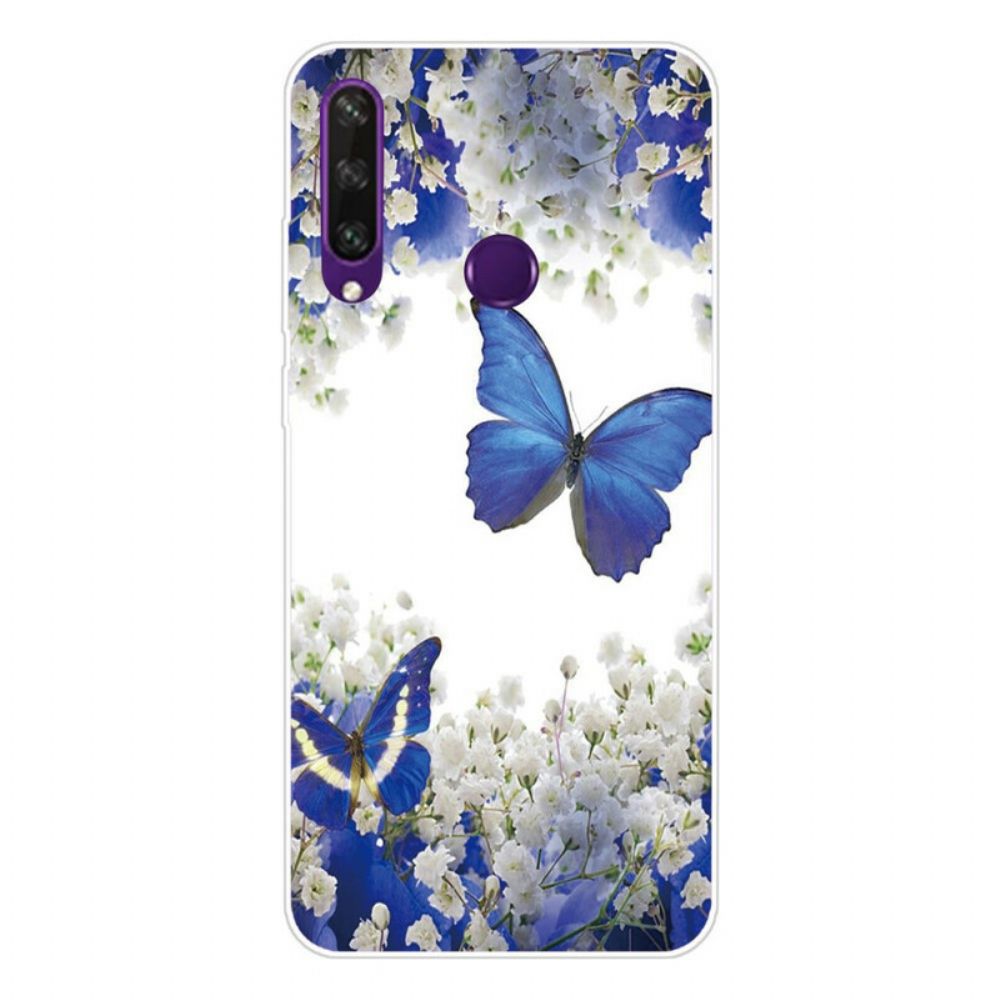 Hülle Für Huawei Y6p Schmetterlinge