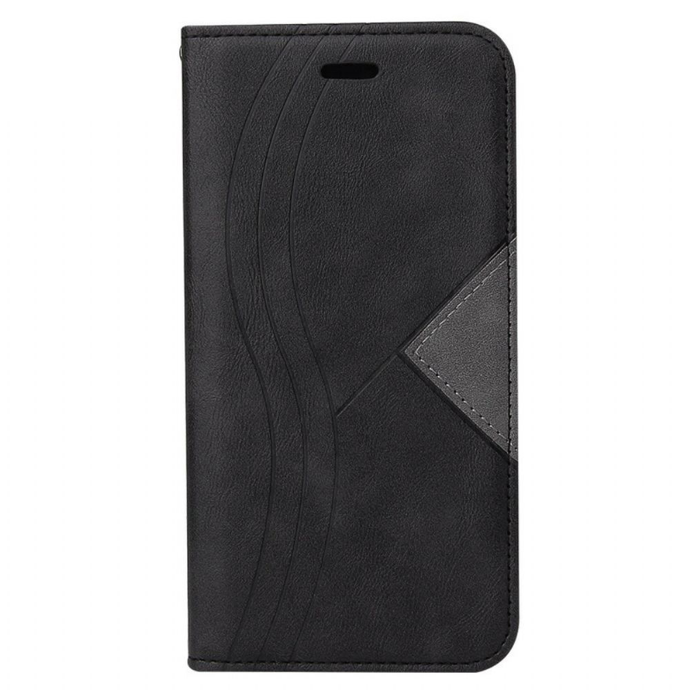 Schutzhülle Für Huawei Y6p Flip Case Wellenleder-stil