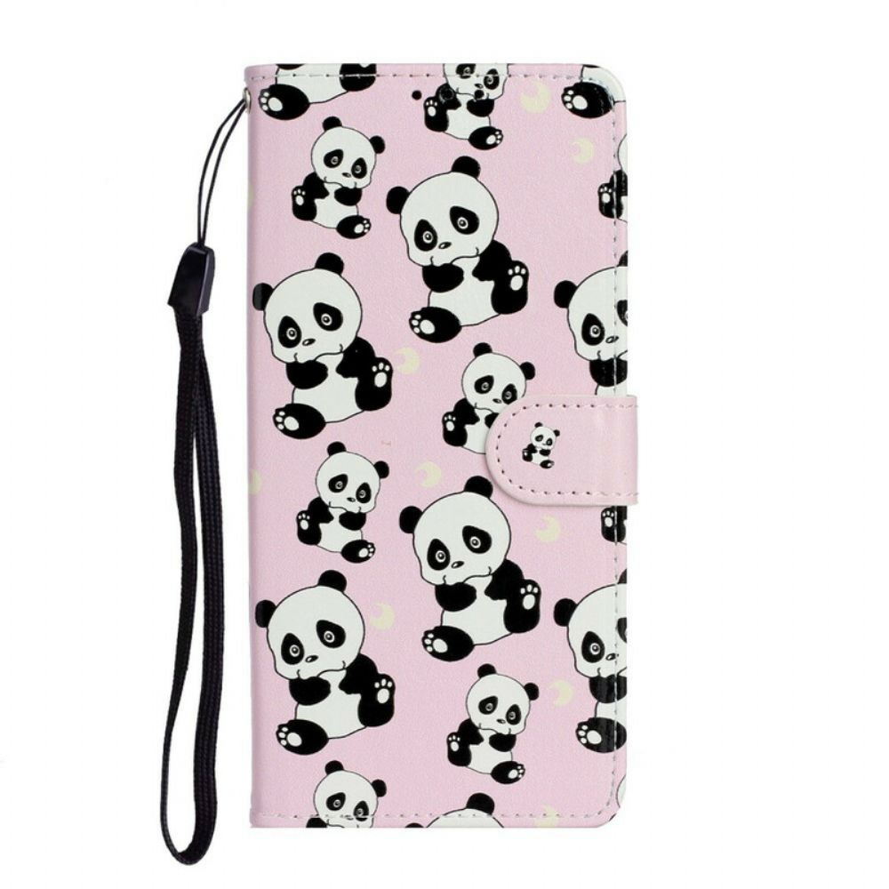 Flip Case Für Samsung Galaxy Note 20 Alle Pandas