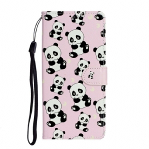 Flip Case Für Samsung Galaxy Note 20 Alle Pandas