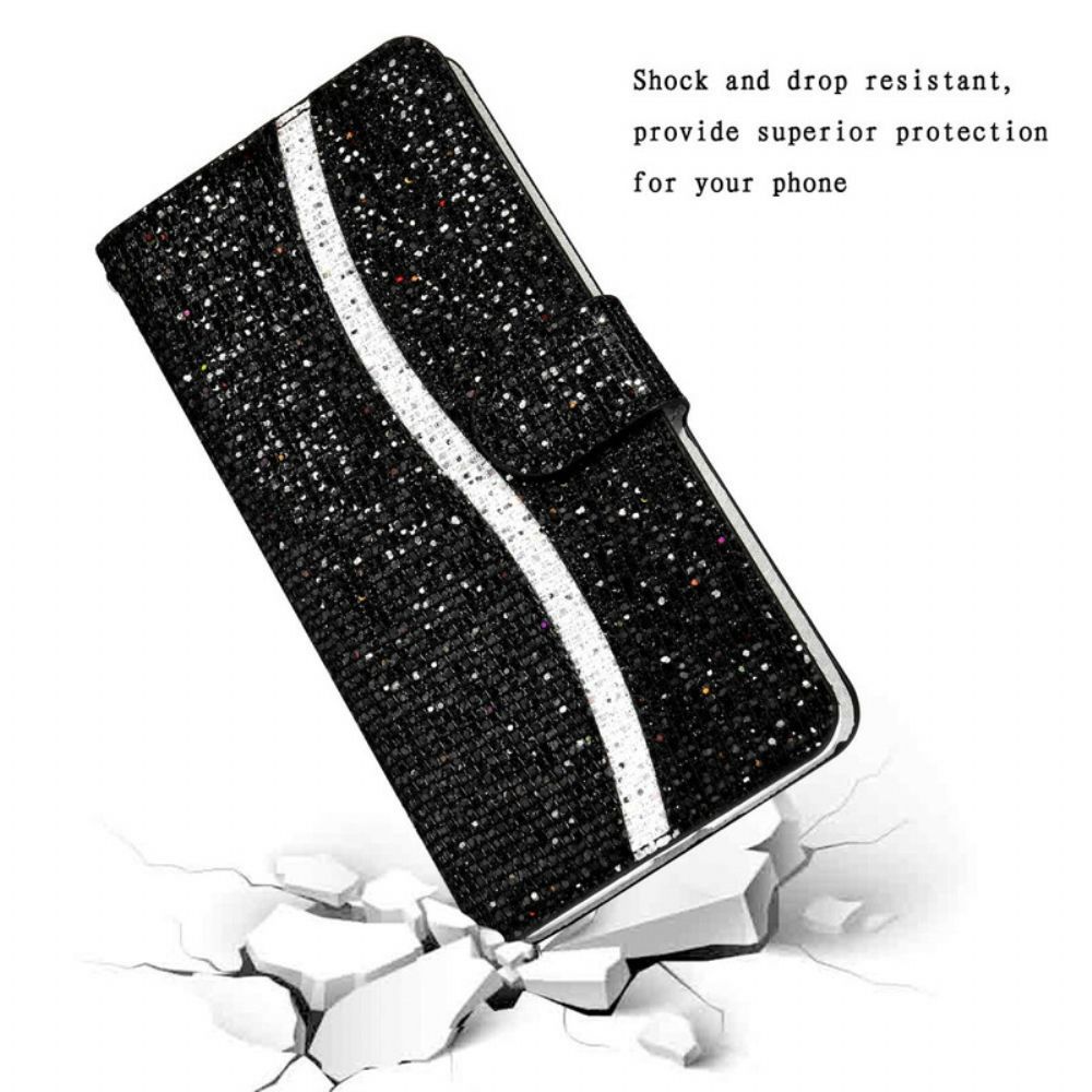 Flip Case Für Samsung Galaxy Note 20 Pailletten S-design