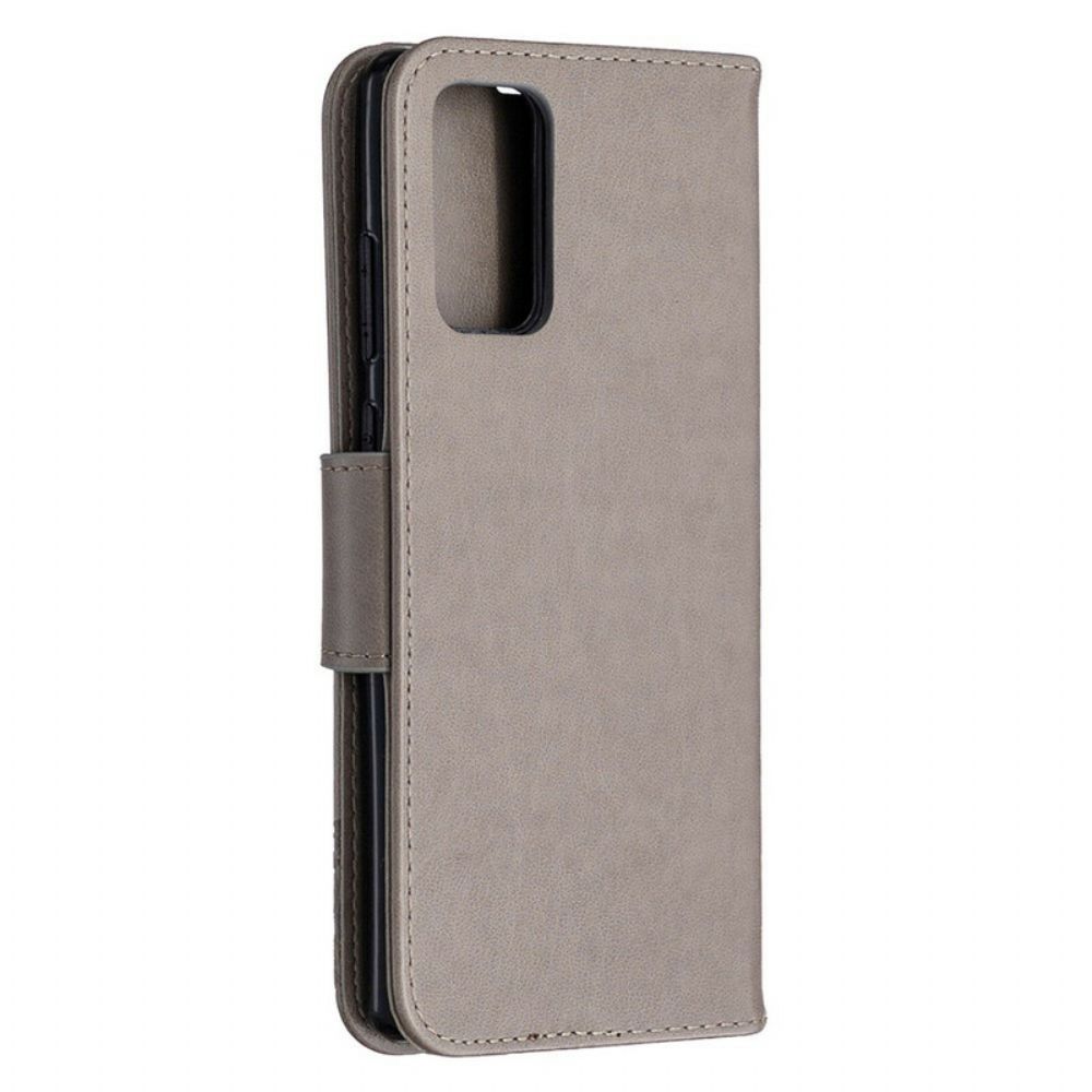 Flip Case Für Samsung Galaxy Note 20 Flip Case Schmetterlinge Und Schräge Klappe