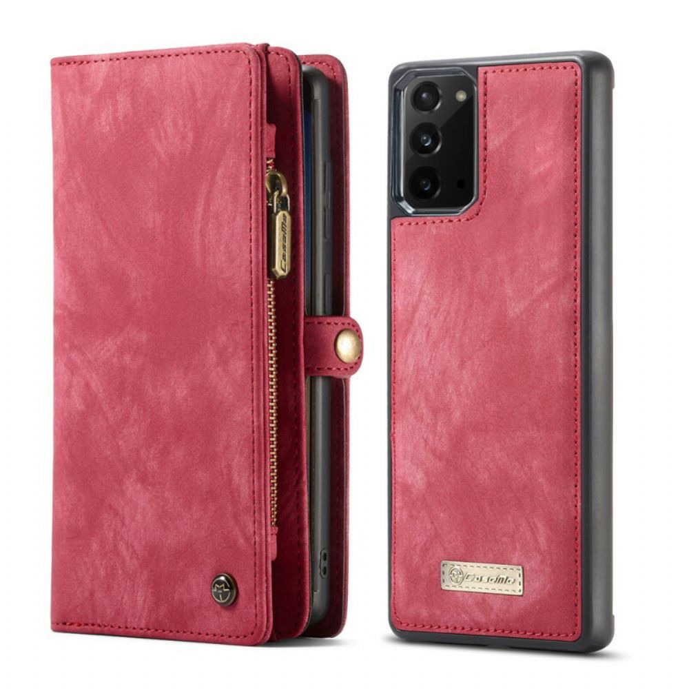 Hülle Flip Case Für Samsung Galaxy Note 20 Caseme Abnehmbar