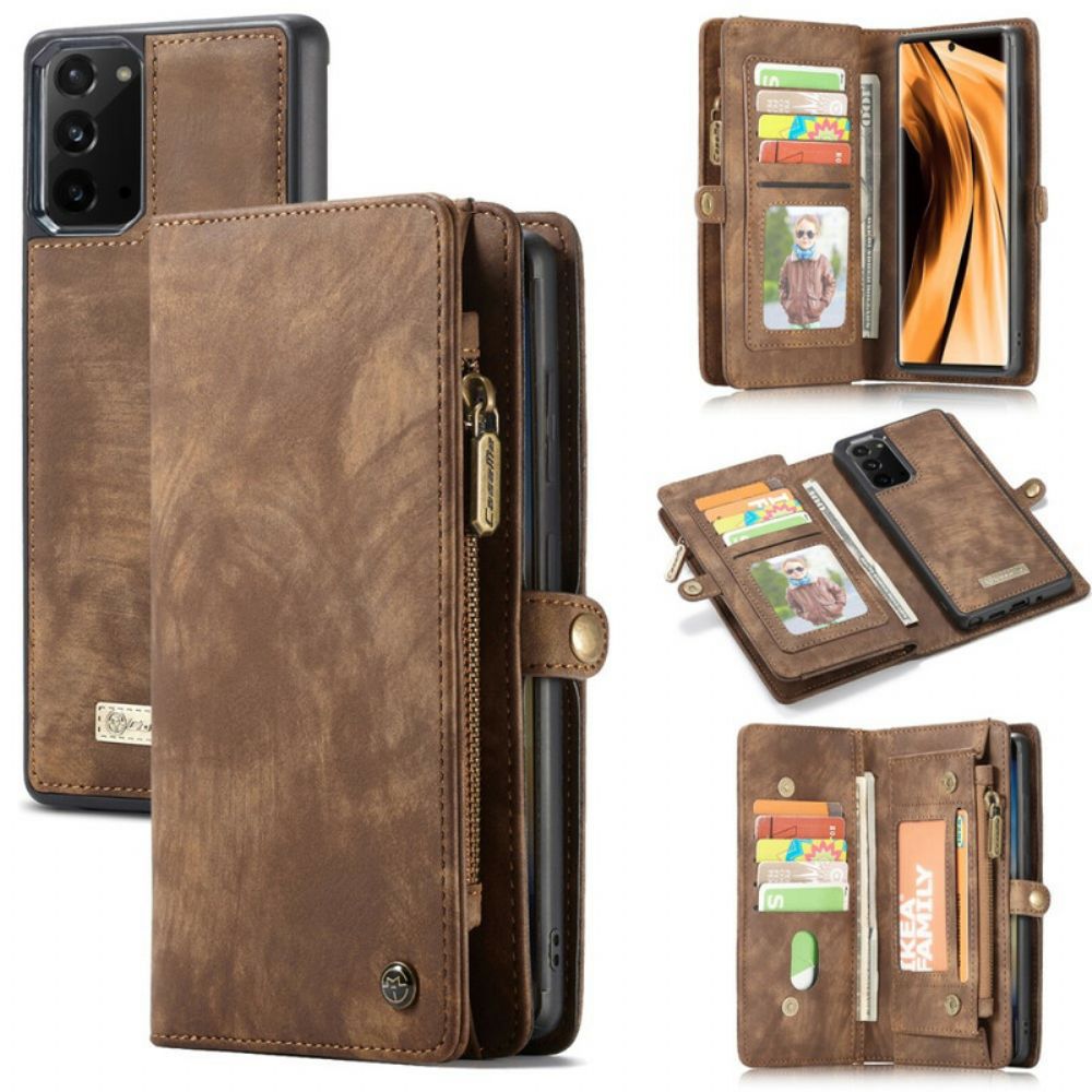 Hülle Flip Case Für Samsung Galaxy Note 20 Caseme Abnehmbar