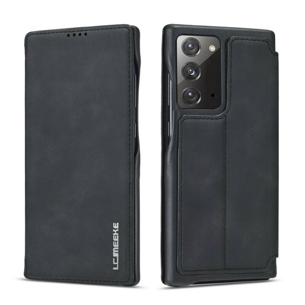 Schutzhülle Für Samsung Galaxy Note 20 Flip Case Lc.imeeke Ledereffekt