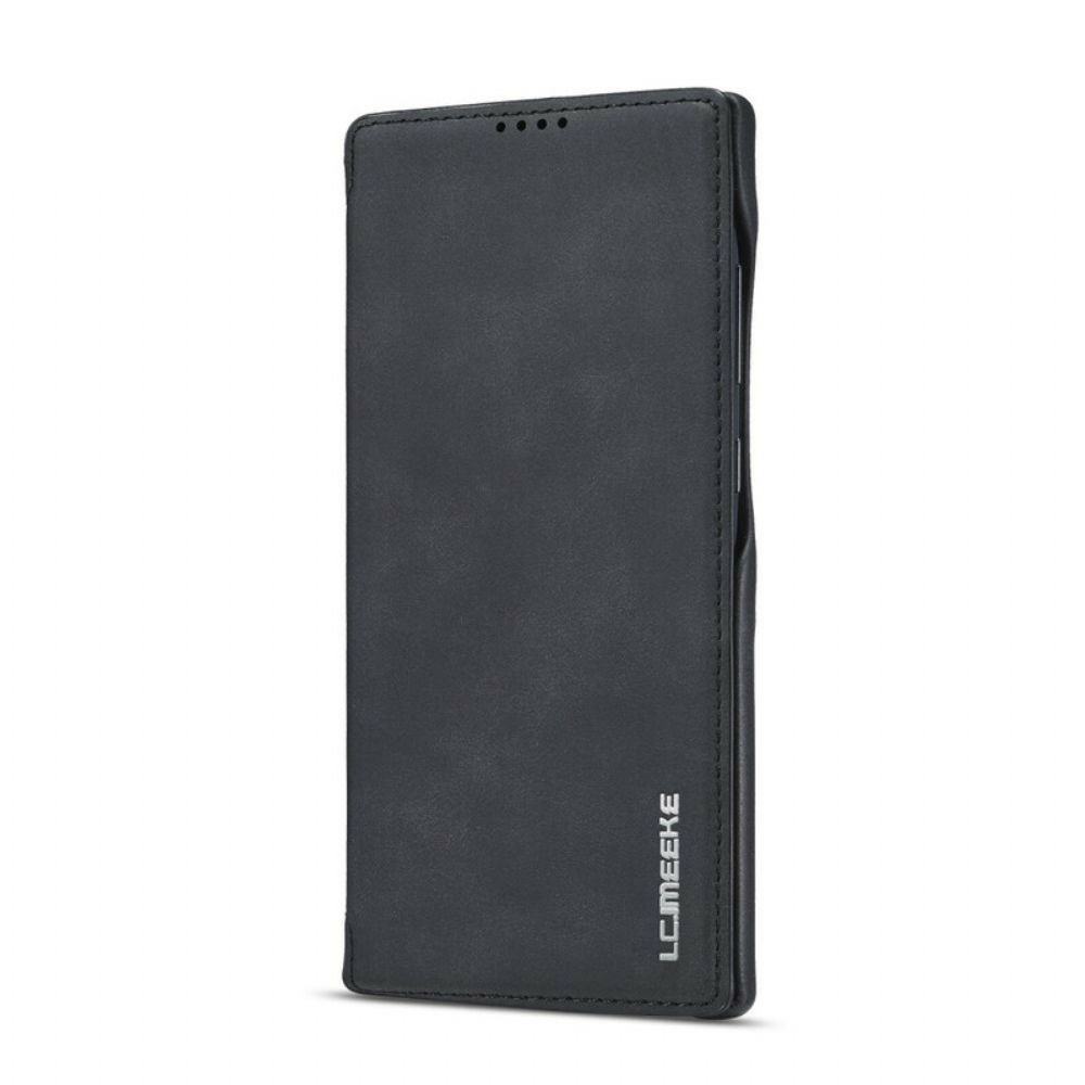 Schutzhülle Für Samsung Galaxy Note 20 Flip Case Lc.imeeke Ledereffekt