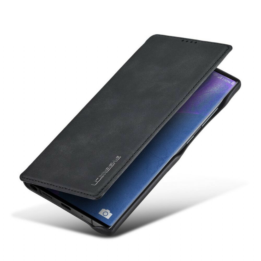 Schutzhülle Für Samsung Galaxy Note 20 Flip Case Lc.imeeke Ledereffekt