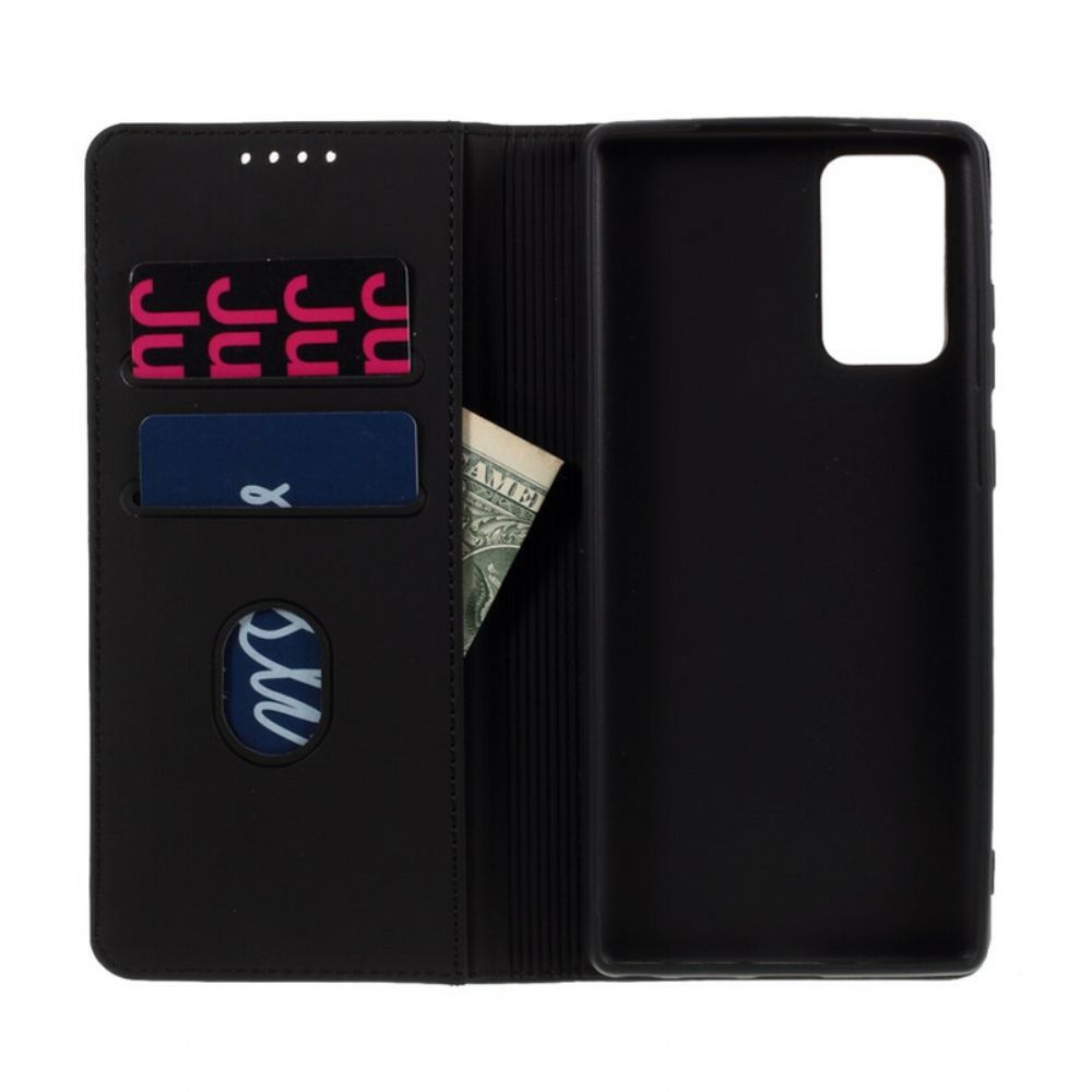 Schutzhülle Für Samsung Galaxy Note 20 Flip Case Stützkartenhalter