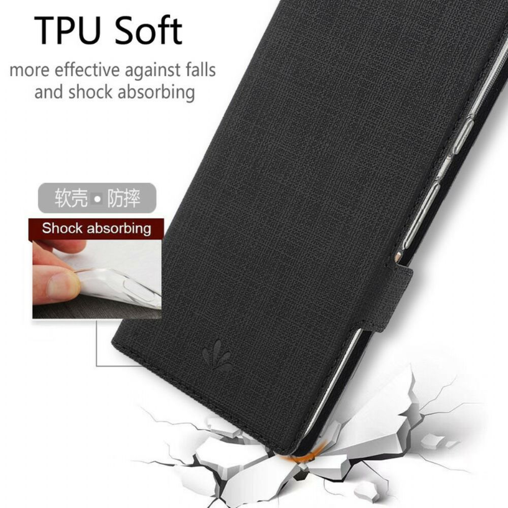 Schutzhülle Für Samsung Galaxy Note 20 Flip Case Texturiertes Vili Dmx