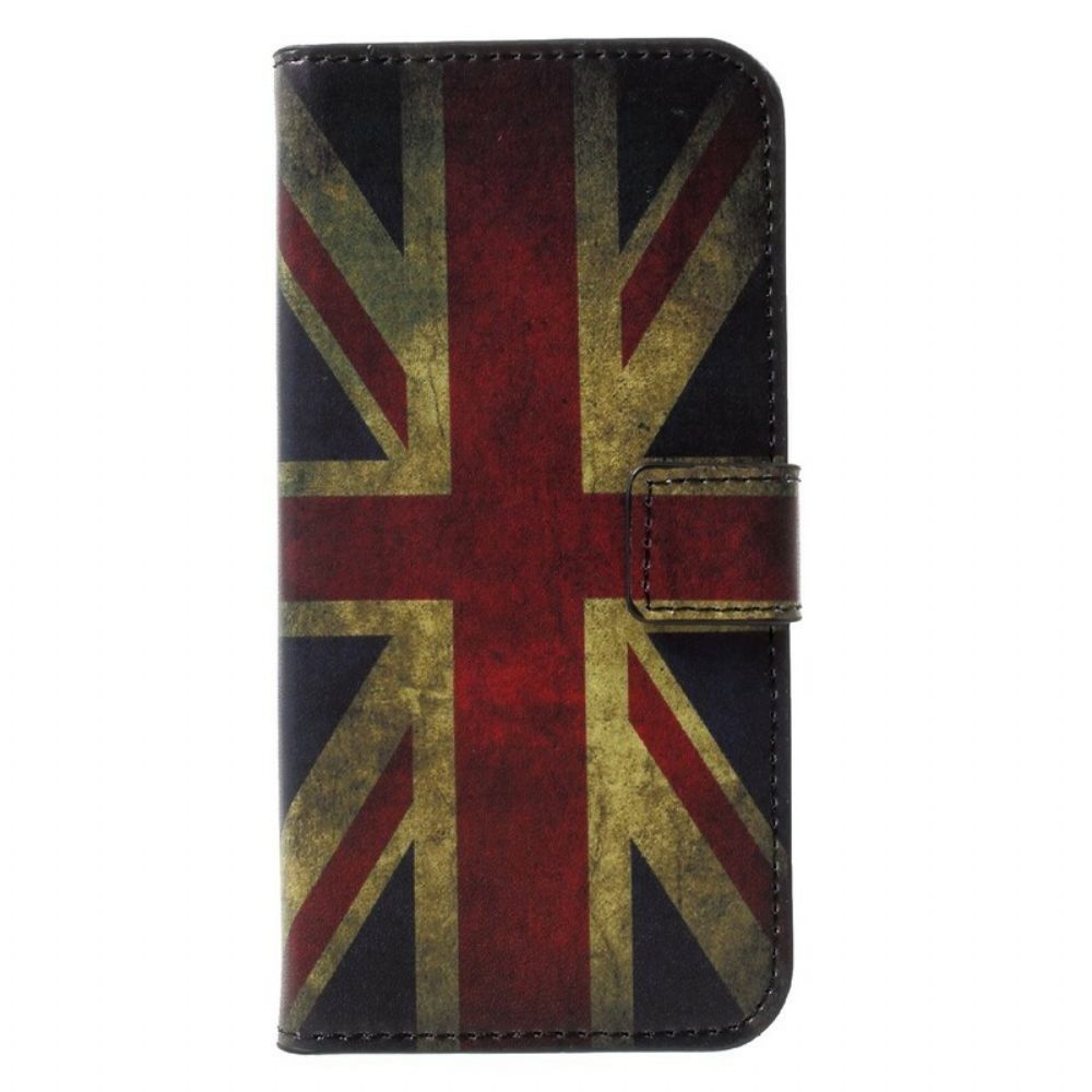 Flip Case Für iPhone X / XS England-flagge