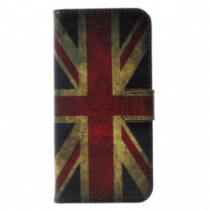 Flip Case Für iPhone X / XS England-flagge