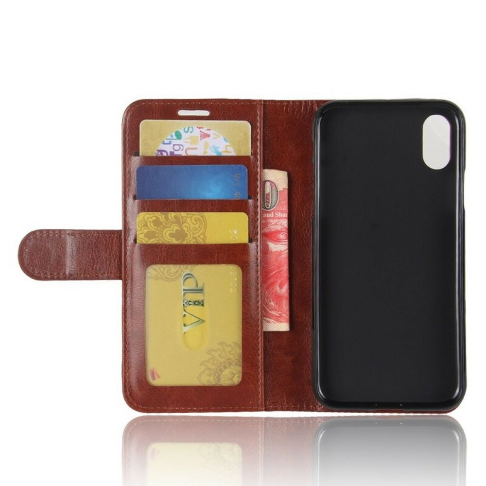 Flip Case Für iPhone X / XS Kunstleder