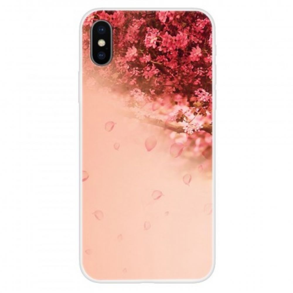 Handyhülle Für iPhone X / XS Transparenter Romantischer Baum