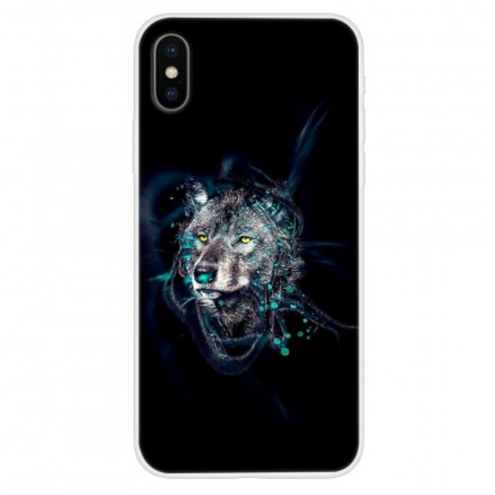 Handyhülle Für iPhone X / XS Wolf