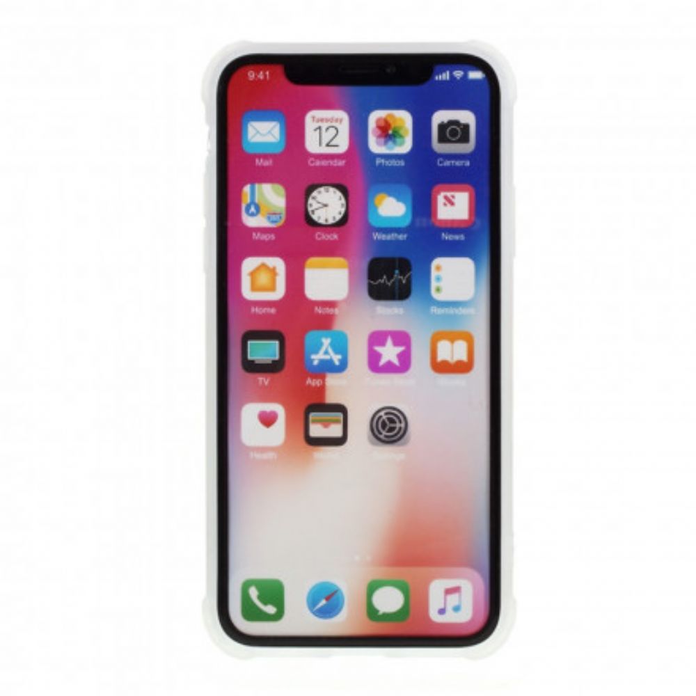 Hülle Für iPhone X / XS Auffälliger Geometrischer Marmor