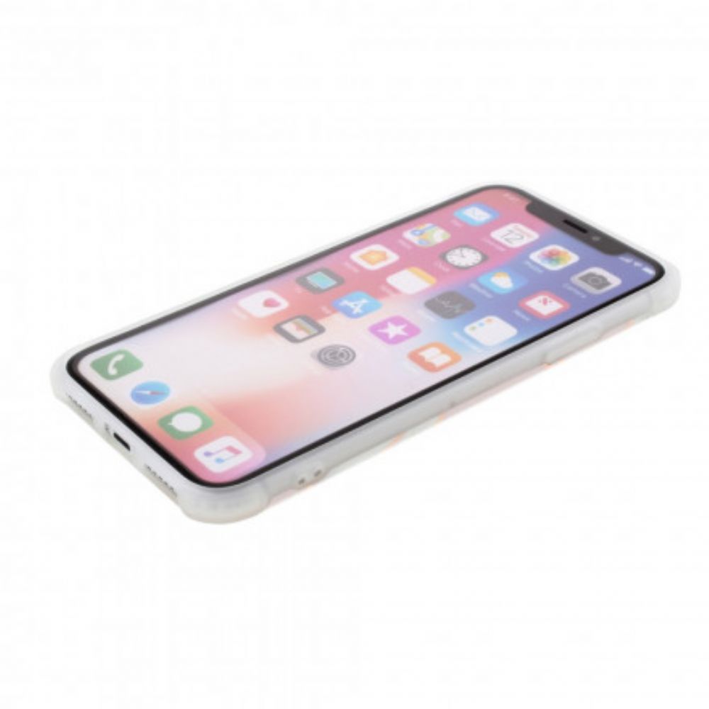 Hülle Für iPhone X / XS Auffälliger Geometrischer Marmor